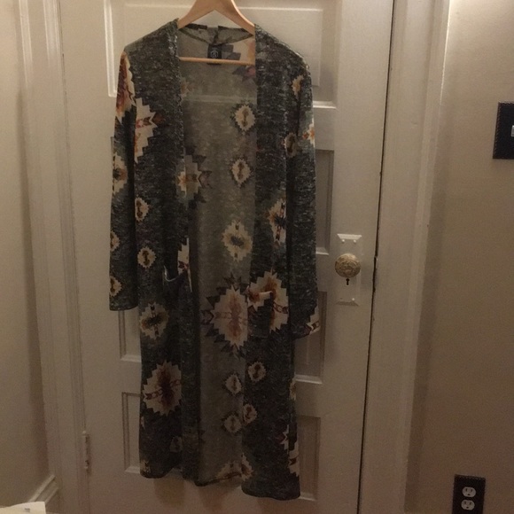 Agnes & Dora Aztec Print Sweater - Picture 1 of 5